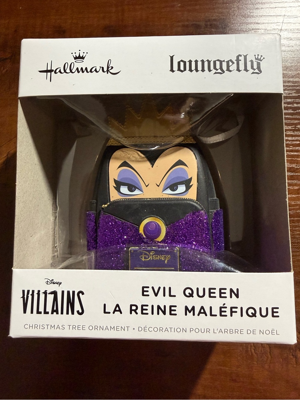 Hallmark Loungefly Disney Villains Evil Queen 2026 Ornament - Purple *NIB